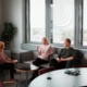 two managers having a mental health conversation with an employee